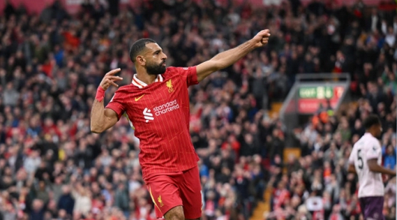 محمد صلاح يكشف سر احتفاله بالقوس والسهم في الدوري الإنجليزي